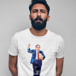 B. R. Ambedkar India Ambedkar Jayanti Untouchability Dalit 14 April Jai Bhim – half sleeve